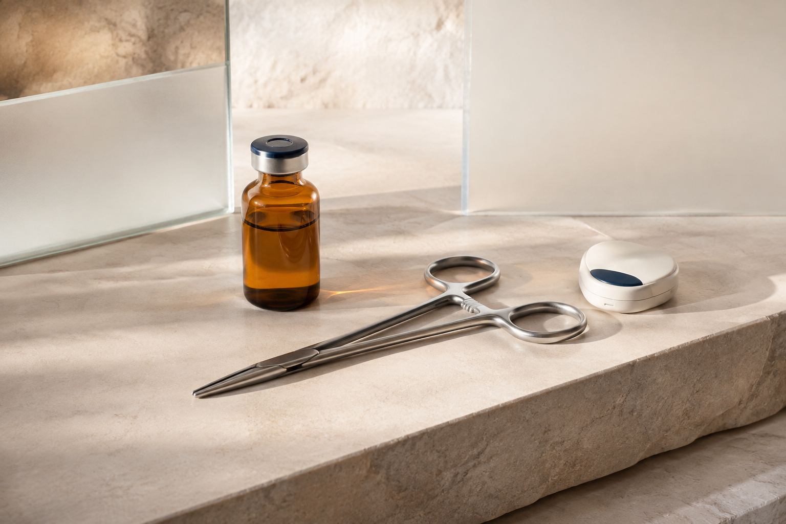 Illustration of healthcare technology in a modern medical environment